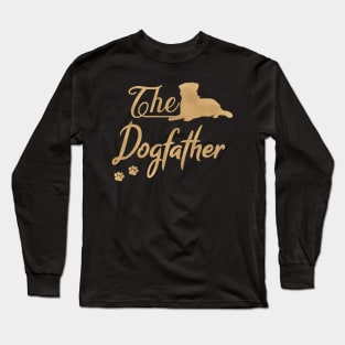 Dogfather - Aussie Dog - Australian Shepherd Long Sleeve T-Shirt